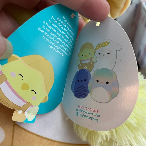 NWT Squishmallow Aimee w/hat and overalls - Picture 4 of 7